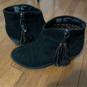 Wonder Nation Girls’ Boots - Black